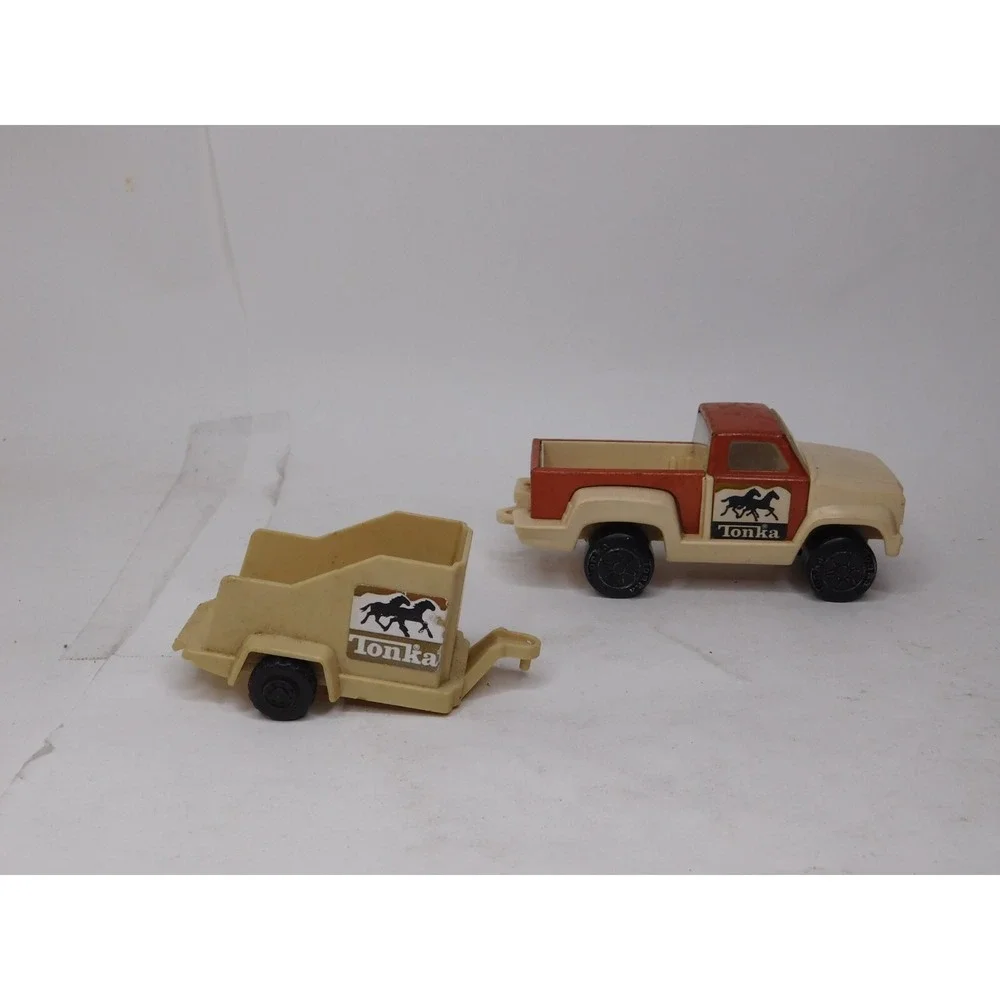 Tonka Western Pickup with Horse Van Trailer #806479 Vintage 1979 Lot No. 921